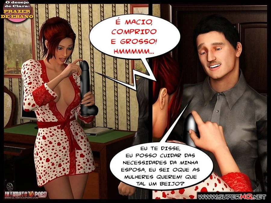 Esposa Gostosa no Hentai: Foda Explícita em HQ 3D de Tesão