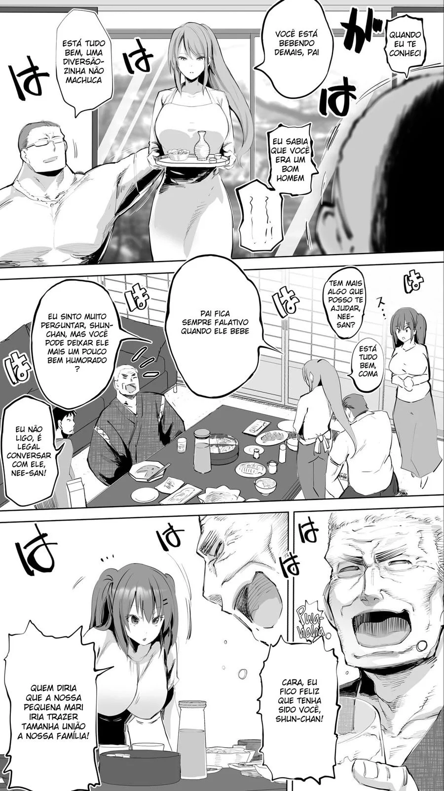Delícia da Minha Irmã Peituda - Hentai de Incesto Explícito