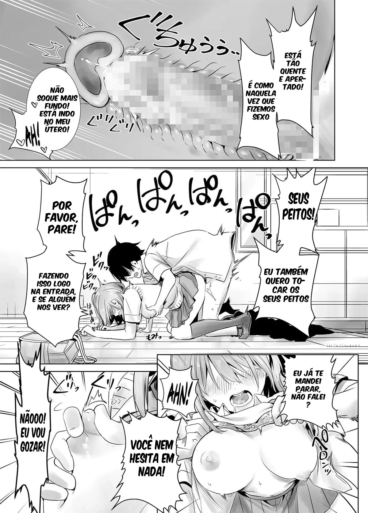 Quadrinhos Eróticos: Conquistei uma Garota e Parti para o Sexo Explícito