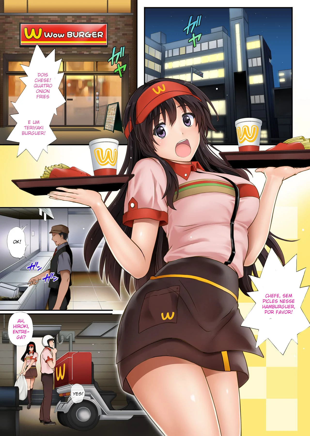 As Loucuras do Turno da Noite com o Gerente da Lanchonete