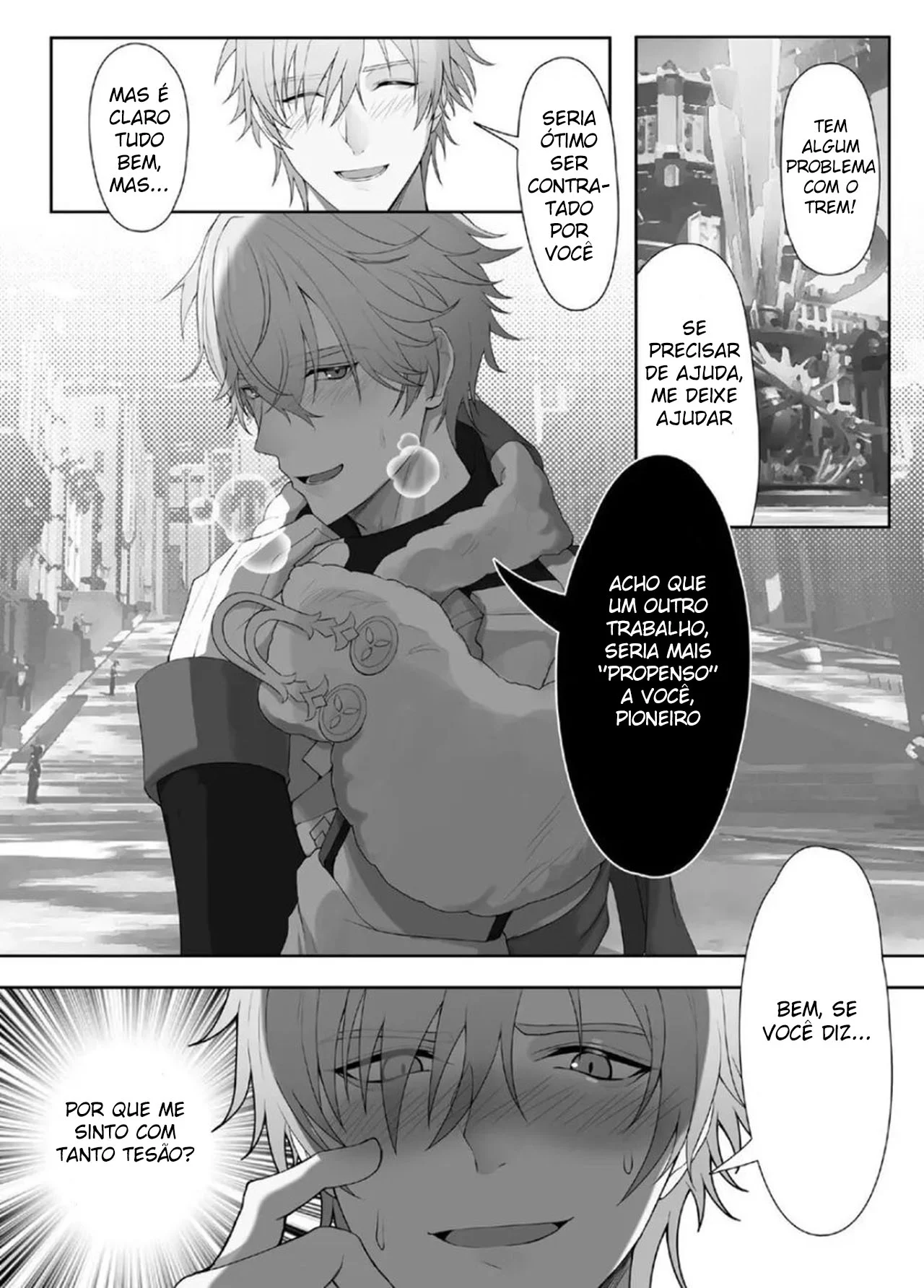 Hentai Yaoi: Perversões Explícitas com Gepard no Banheiro