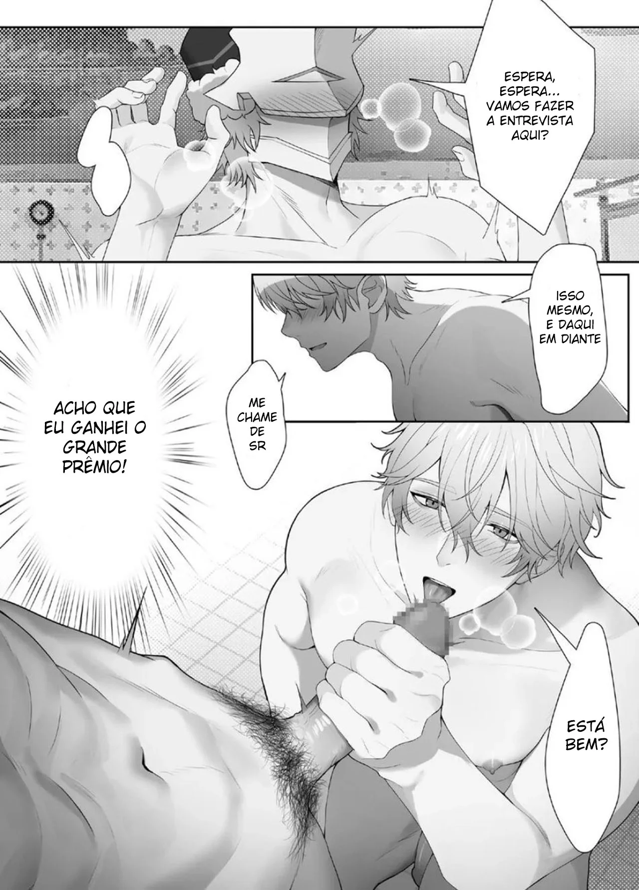 Hentai Yaoi: Perversões Explícitas com Gepard no Banheiro