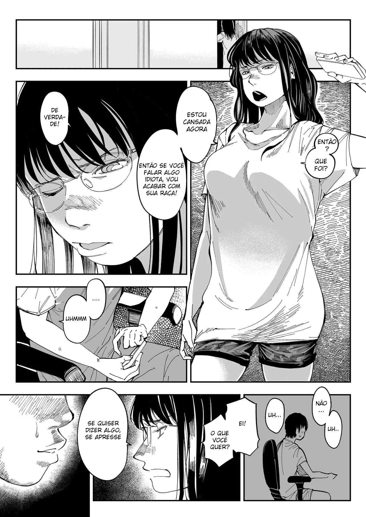 Descobri o Segredo Sujo da Minha Irmã - Hentai Explícito de Incesto