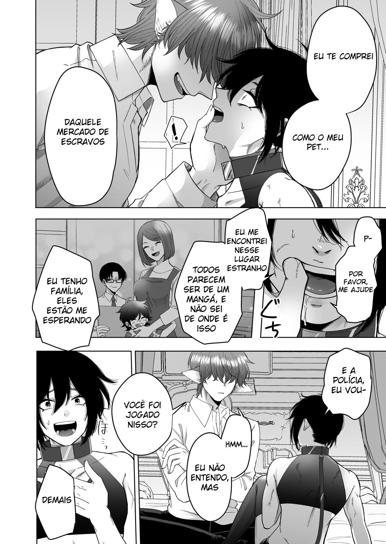 Escravizado Como Brinquedo Sexual em um Mundo Fantástico: Hentai Yaoi Intenso Escravizado Como Brinquedo Sexual em um Mundo Fantástico: Hentai Yaoi Intenso