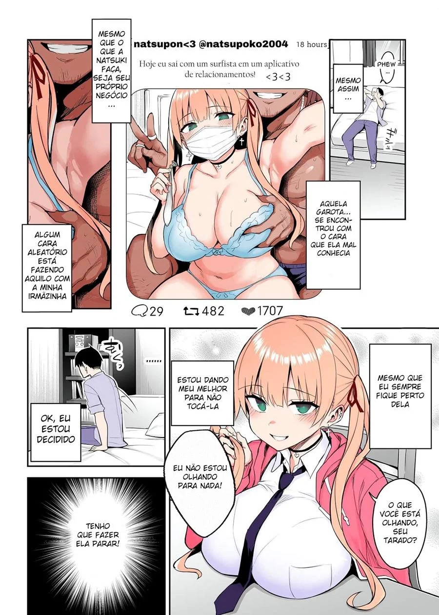 A Puta Safada da Minha Irmãzinha Me Deixa de Pau Duro - Hentai Explícito