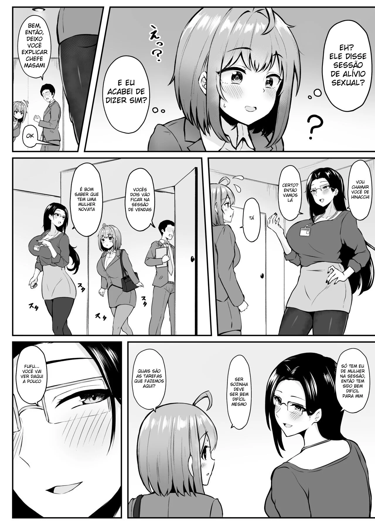 Trabalho no Departamento de Prazer: Treinamento Explícito de Submissão Sexual