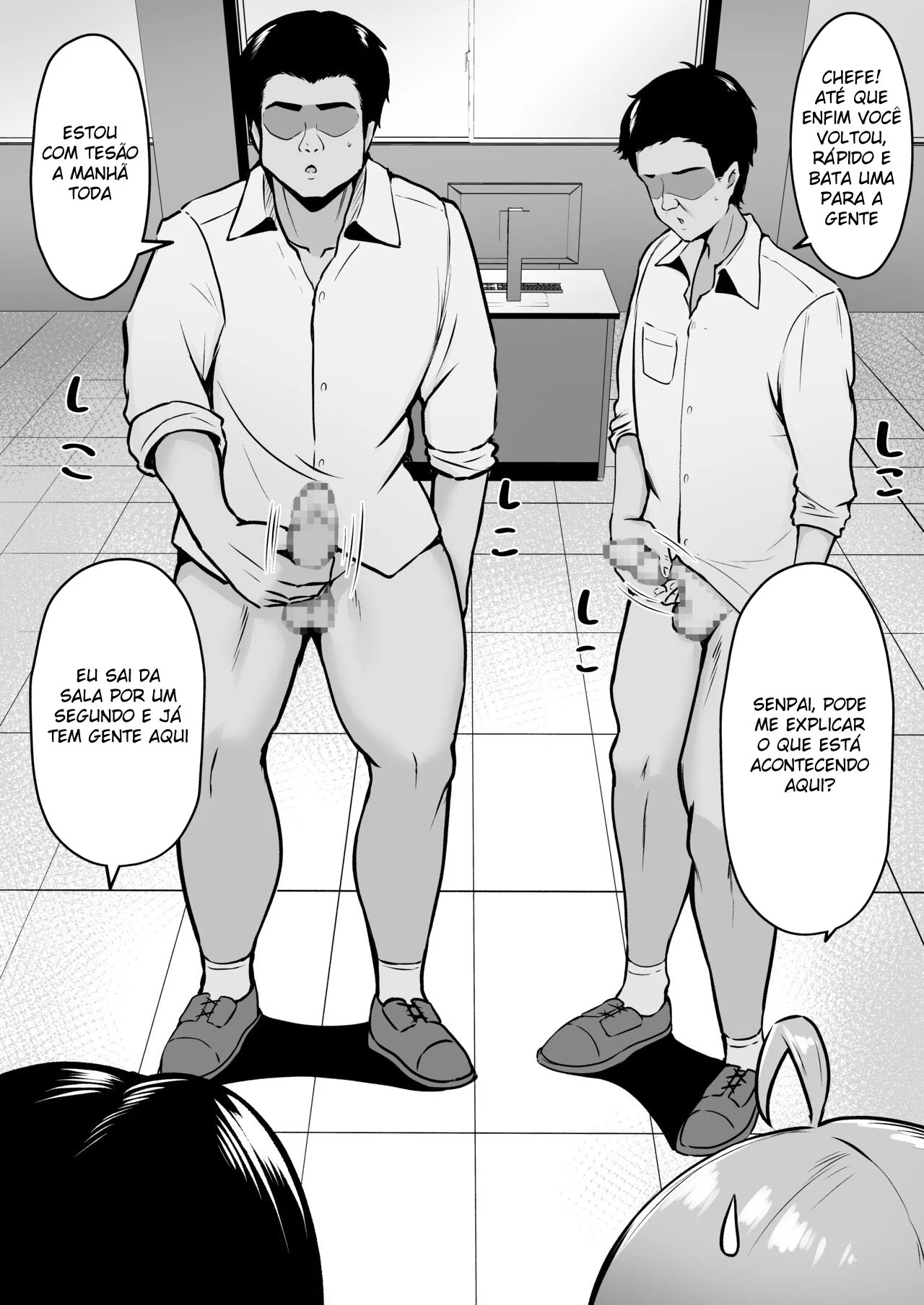 Trabalho no Departamento de Prazer: Treinamento Explícito de Submissão Sexual