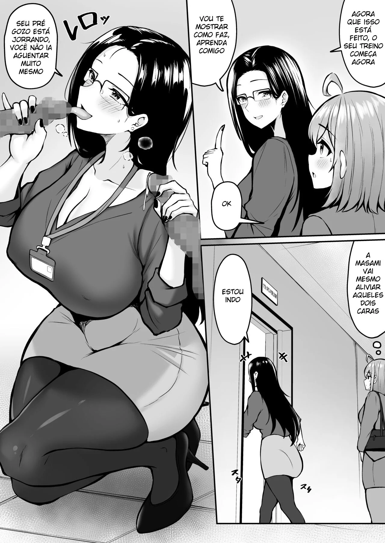 Trabalho no Departamento de Prazer: Treinamento Explícito de Submissão Sexual