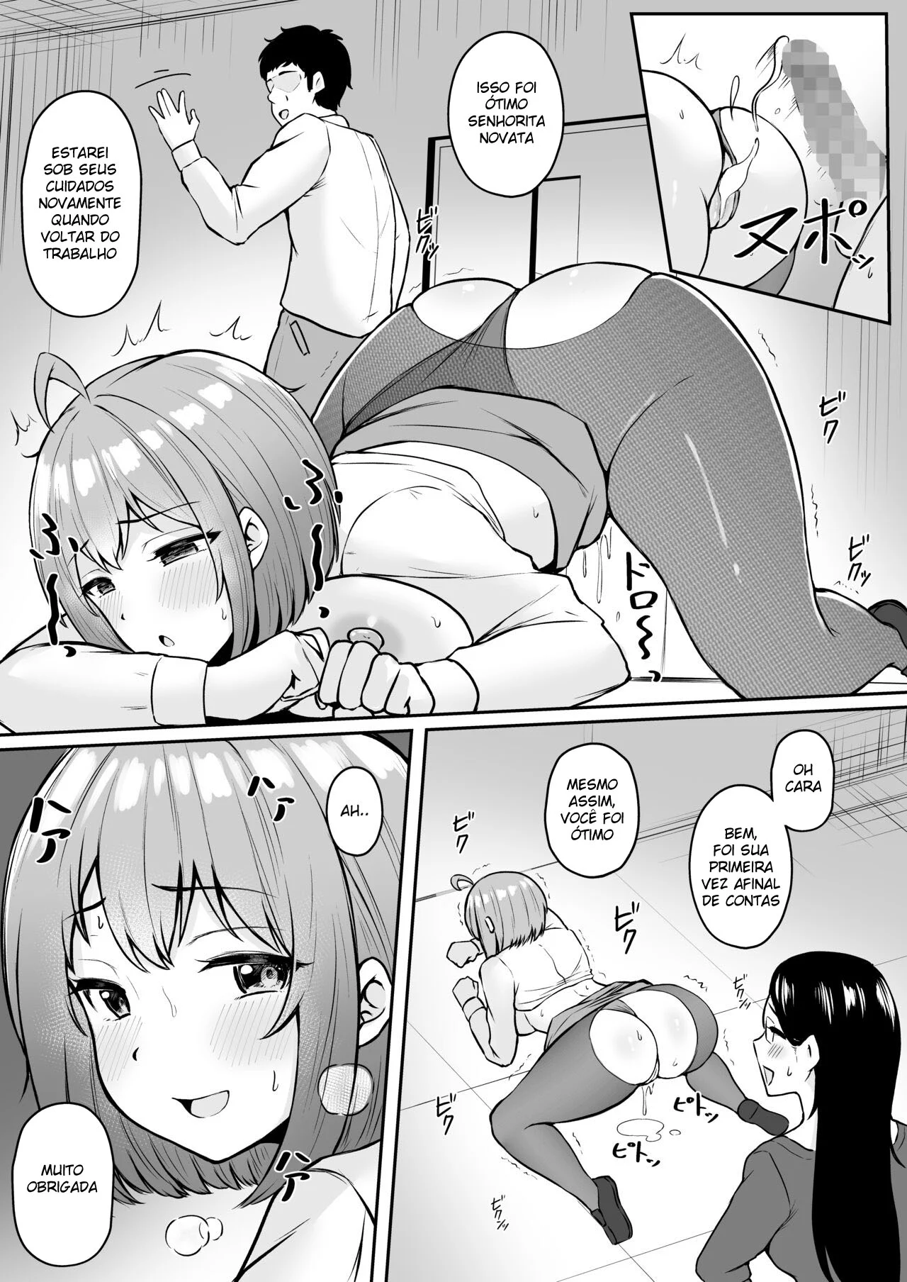 Trabalho no Departamento de Prazer: Treinamento Explícito de Submissão Sexual