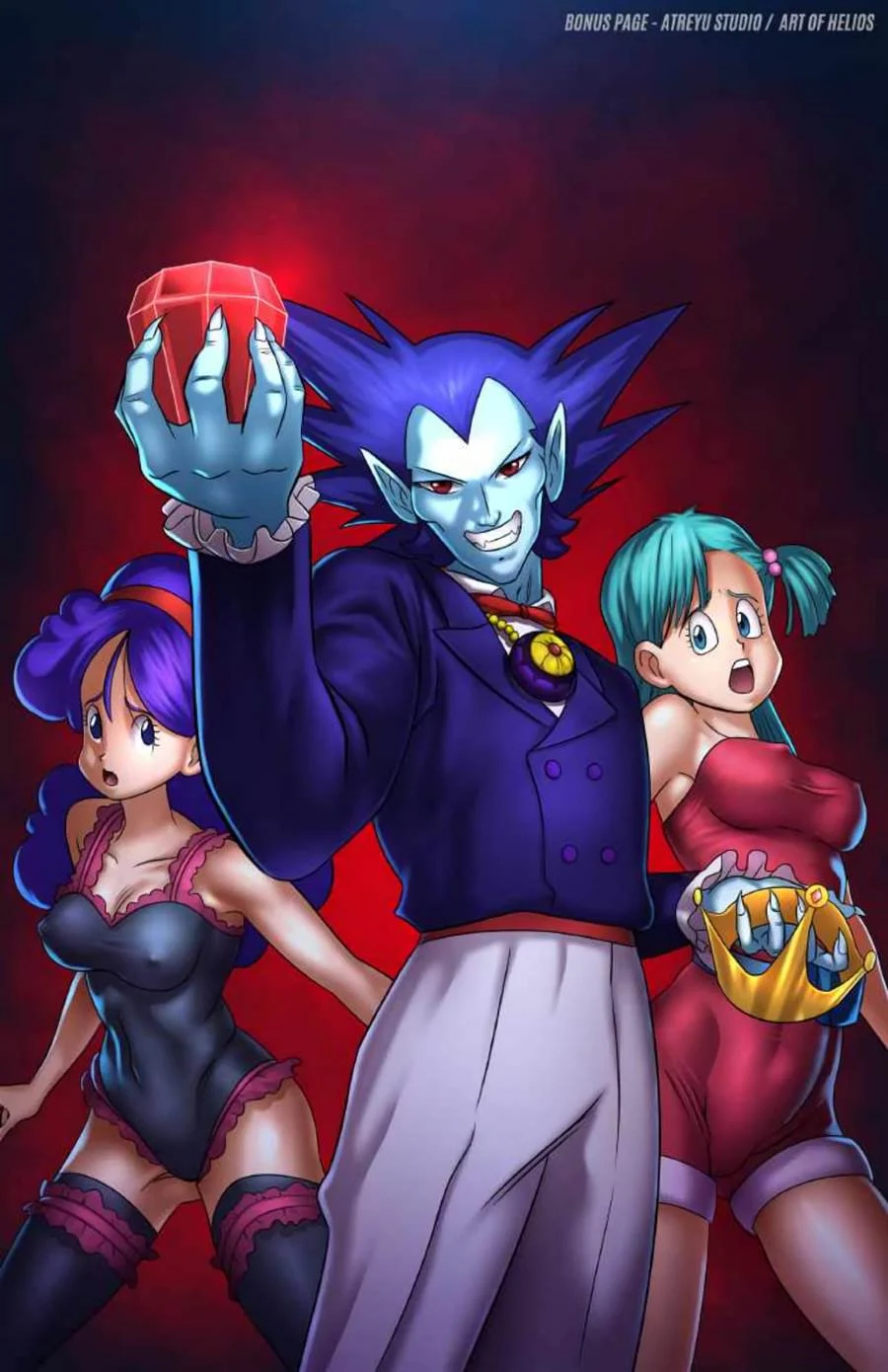 Coroação Maldita 2: Fodas Explícitas com as Deusas do Universo Dragon Ball