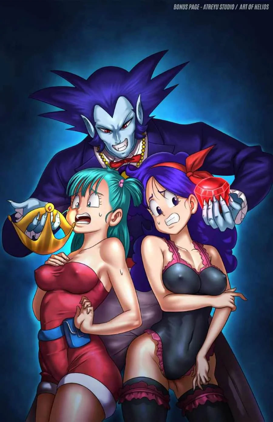 Coroação Maldita 2: Fodas Explícitas com as Deusas do Universo Dragon Ball