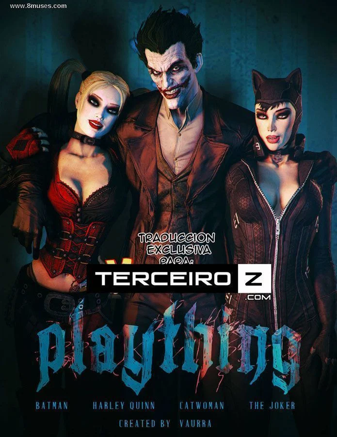 A Surra Carnal do Coringa e Arlequina: Hentai Explícito de HQ Pornô Gratuito