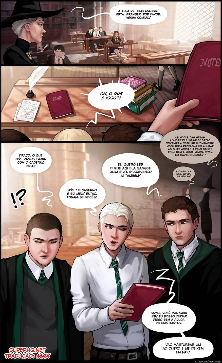 Aula Especial de Magia Erótica: Quadrinhos Picantes de Harry Potter