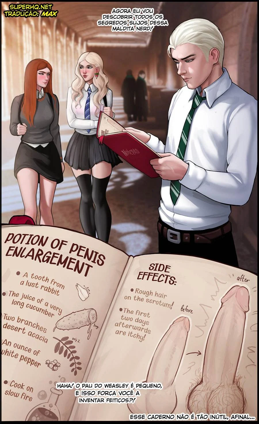 Aula Especial de Magia Erótica: Quadrinhos Picantes de Harry Potter
