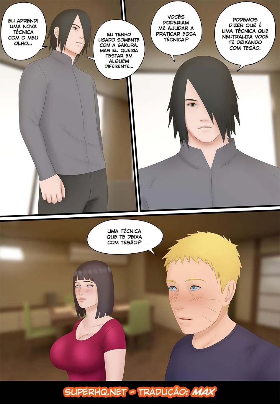 Passo a Passo: Naruto Transando com Hinata em HQ Explícita