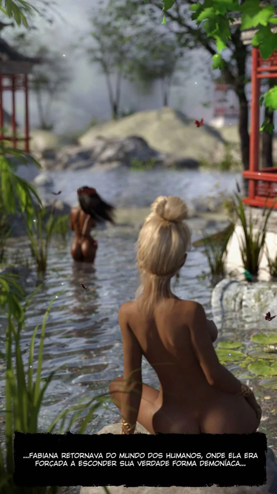 Fabiana em Perigo: HQ 3D com Cenas Explícitas de Sexo Ardente