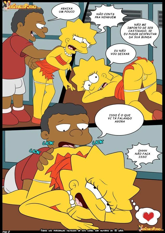 Os Simpsons: A Família Mais Safada de Springfield em Cenas Explícitas