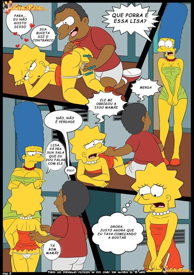 Os Simpsons: A Família Mais Safada de Springfield em Cenas Explícitas