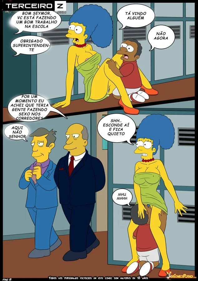 Os Simpsons: A Família Mais Safada de Springfield em Cenas Explícitas