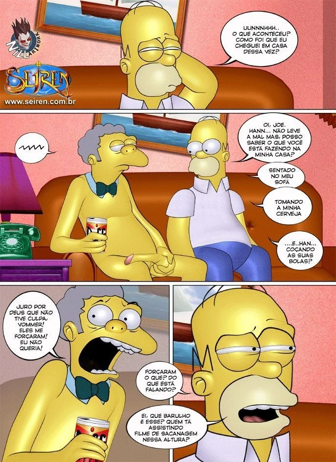 Família Simpsons Proibida: Sexo Explícito e Putaria nos Quadrinhos Eróticos