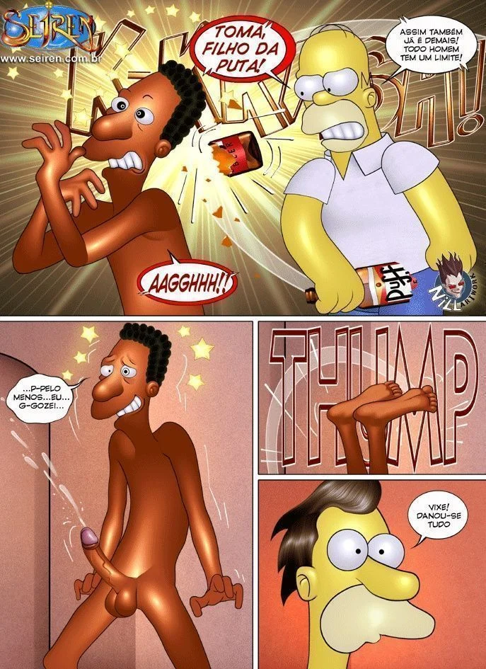 Família Simpsons Proibida: Sexo Explícito e Putaria nos Quadrinhos Eróticos