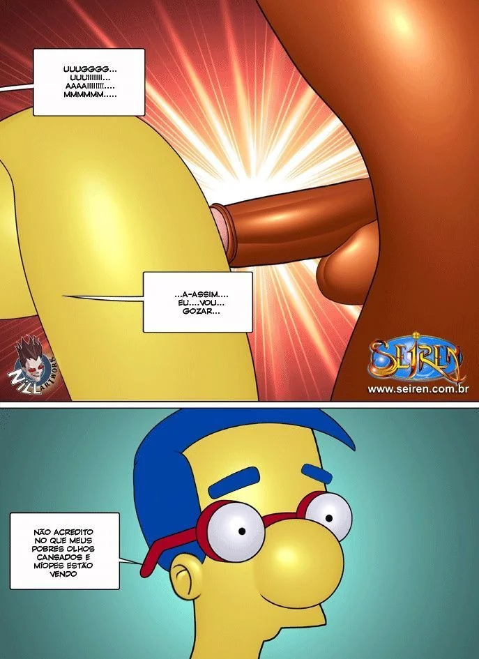 Família Simpsons Proibida: Sexo Explícito e Putaria nos Quadrinhos Eróticos