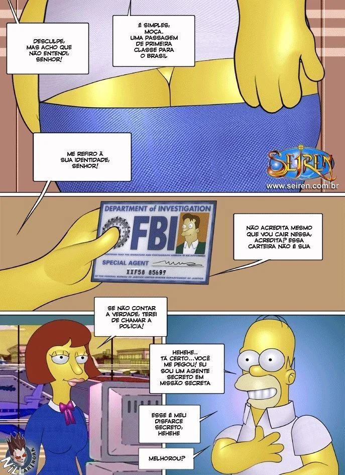 Família Simpsons Proibida: Sexo Explícito e Putaria nos Quadrinhos Eróticos