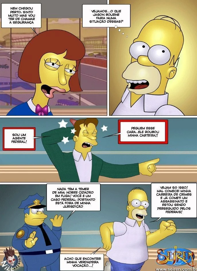 Família Simpsons Proibida: Sexo Explícito e Putaria nos Quadrinhos Eróticos