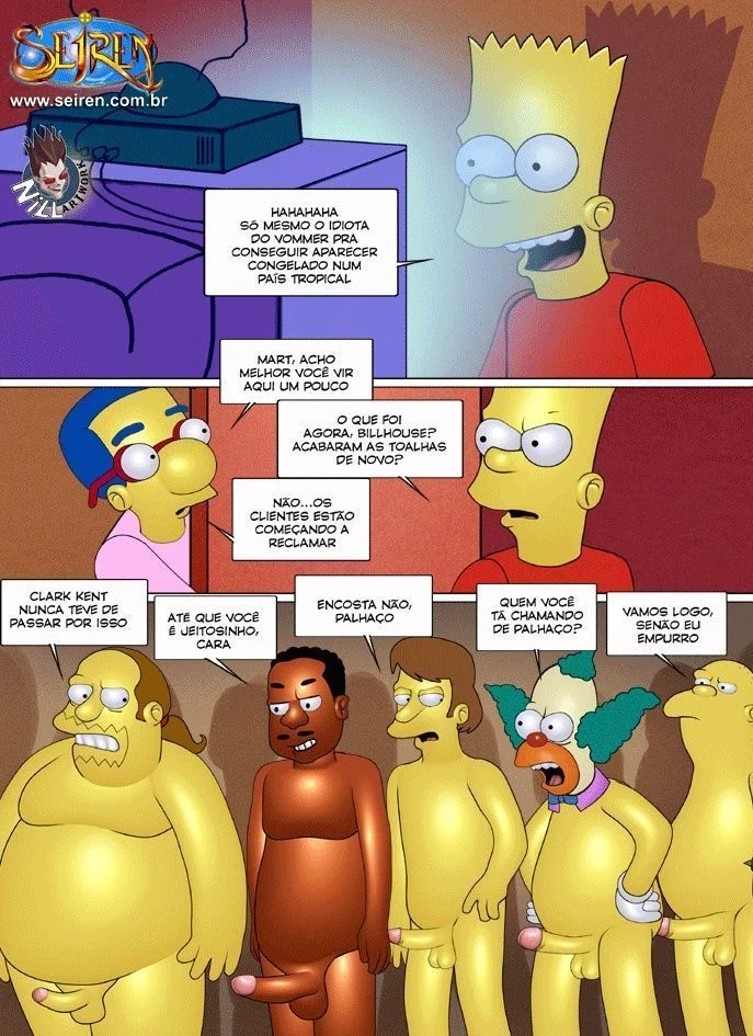Família Simpsons Proibida: Sexo Explícito e Putaria nos Quadrinhos Eróticos