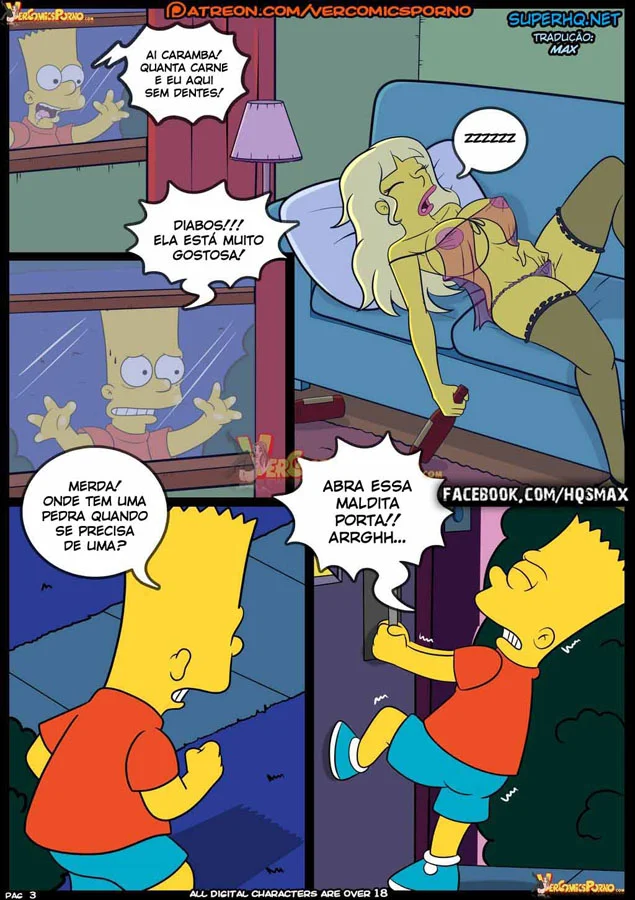 Os Simpsons em Orgia Explícita - Quadrinhos Eróticos da Família Mais Safada de Springfield Os Simpsons em Orgia Explícita - Quadrinhos Eróticos da Família Mais Safada de Springfield