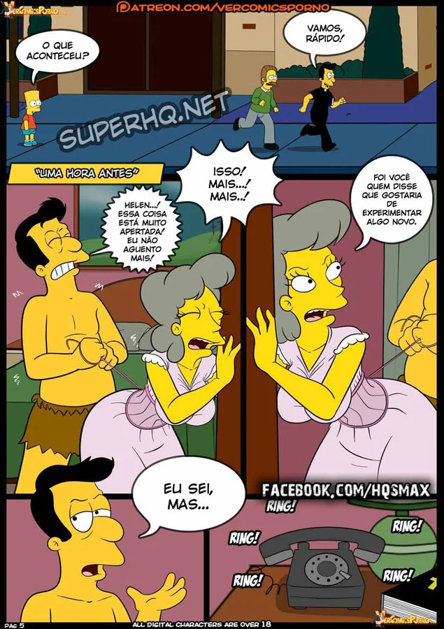 Os Simpsons em Orgia Explícita - Quadrinhos Eróticos da Família Mais Safada de Springfield Os Simpsons em Orgia Explícita - Quadrinhos Eróticos da Família Mais Safada de Springfield