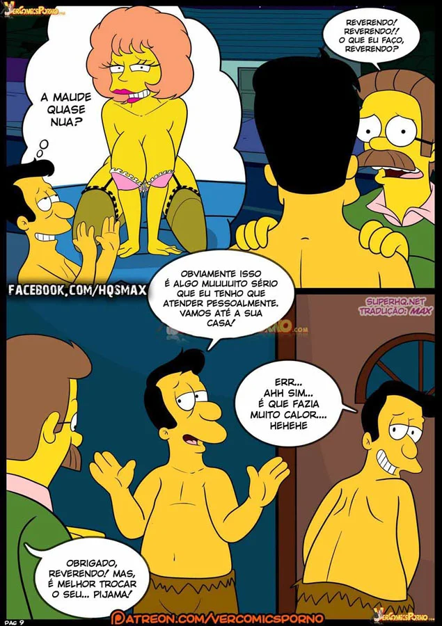 Os Simpsons em Orgia Explícita - Quadrinhos Eróticos da Família Mais Safada de Springfield