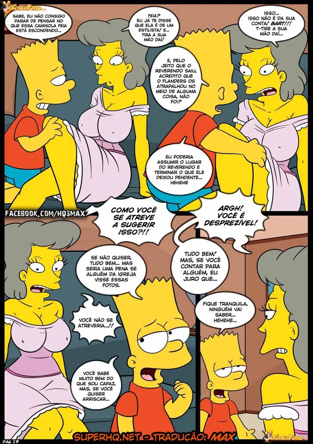 Os Simpsons em Orgia Explícita - Quadrinhos Eróticos da Família Mais Safada de Springfield