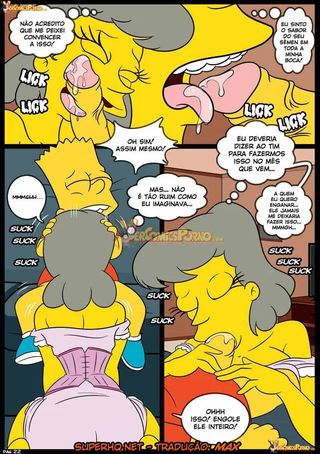 Os Simpsons em Orgia Explícita - Quadrinhos Eróticos da Família Mais Safada de Springfield Os Simpsons em Orgia Explícita - Quadrinhos Eróticos da Família Mais Safada de Springfield