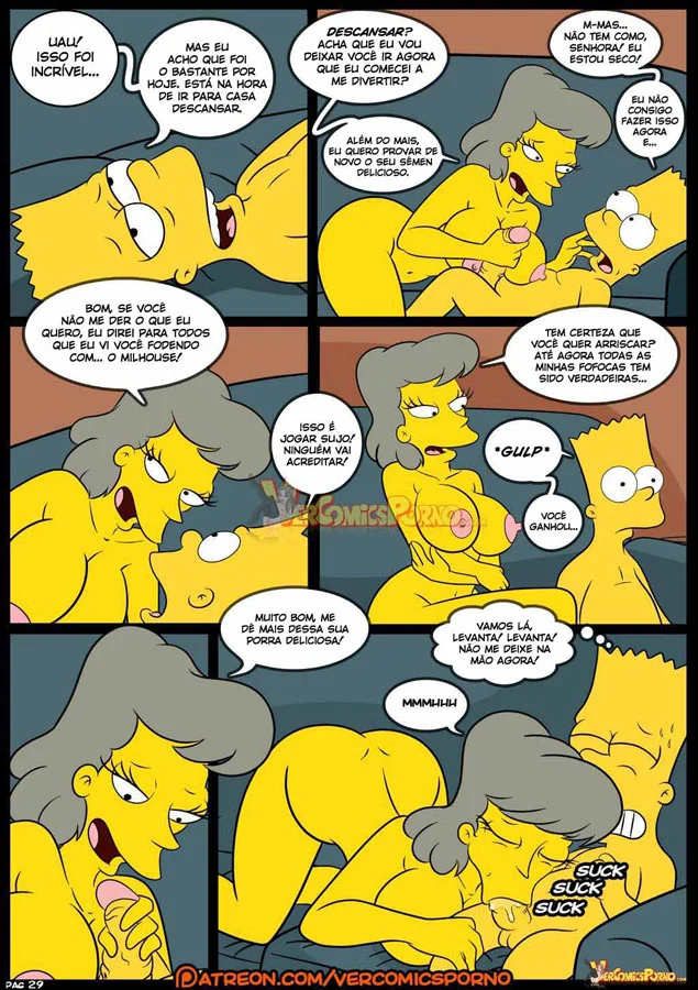 Os Simpsons em Orgia Explícita - Quadrinhos Eróticos da Família Mais Safada de Springfield