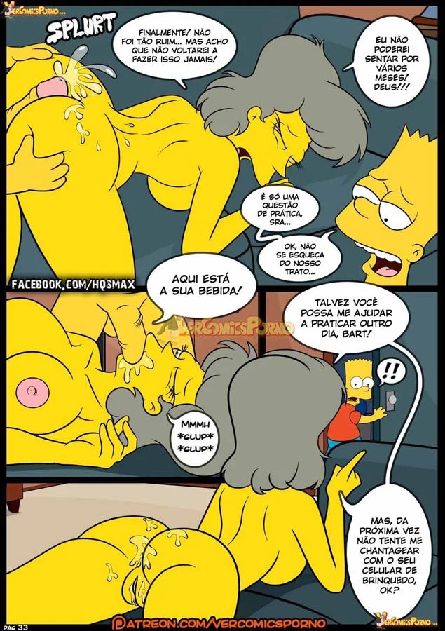 Os Simpsons em Orgia Explícita - Quadrinhos Eróticos da Família Mais Safada de Springfield Os Simpsons em Orgia Explícita - Quadrinhos Eróticos da Família Mais Safada de Springfield