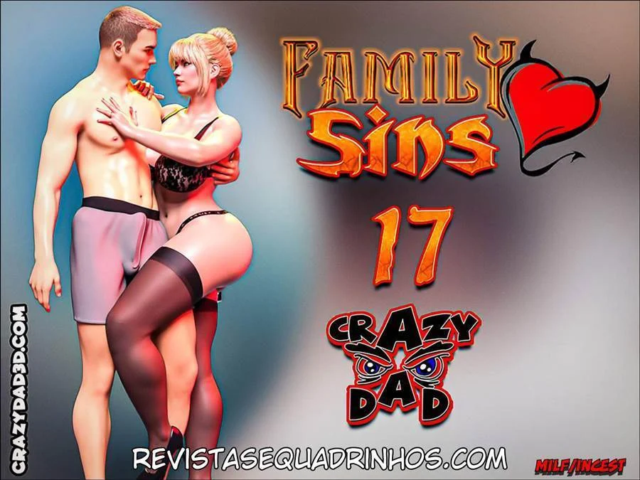 Hentai: Pecados da Família 17 - Foda em 3D Proibida nos Quadrinhos