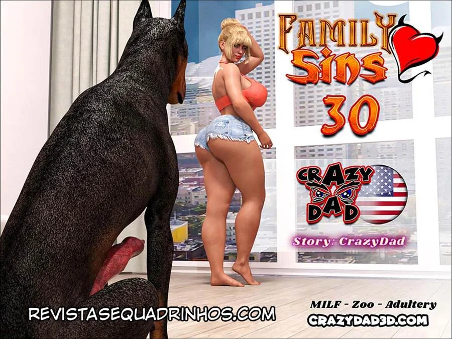 Incesto Proibido: Família em 3D com Sexo Explícito nos Quadrinhos
