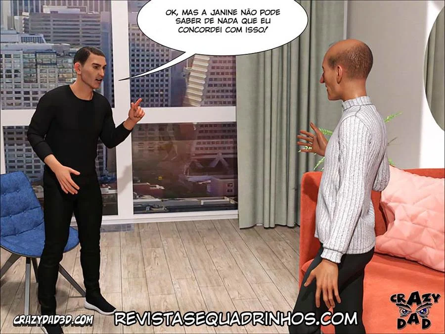 Incesto Proibido: Família em 3D com Sexo Explícito nos Quadrinhos