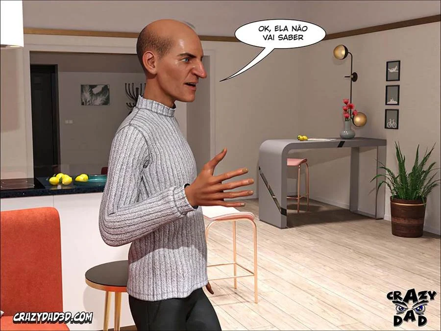 Incesto Proibido: Família em 3D com Sexo Explícito nos Quadrinhos