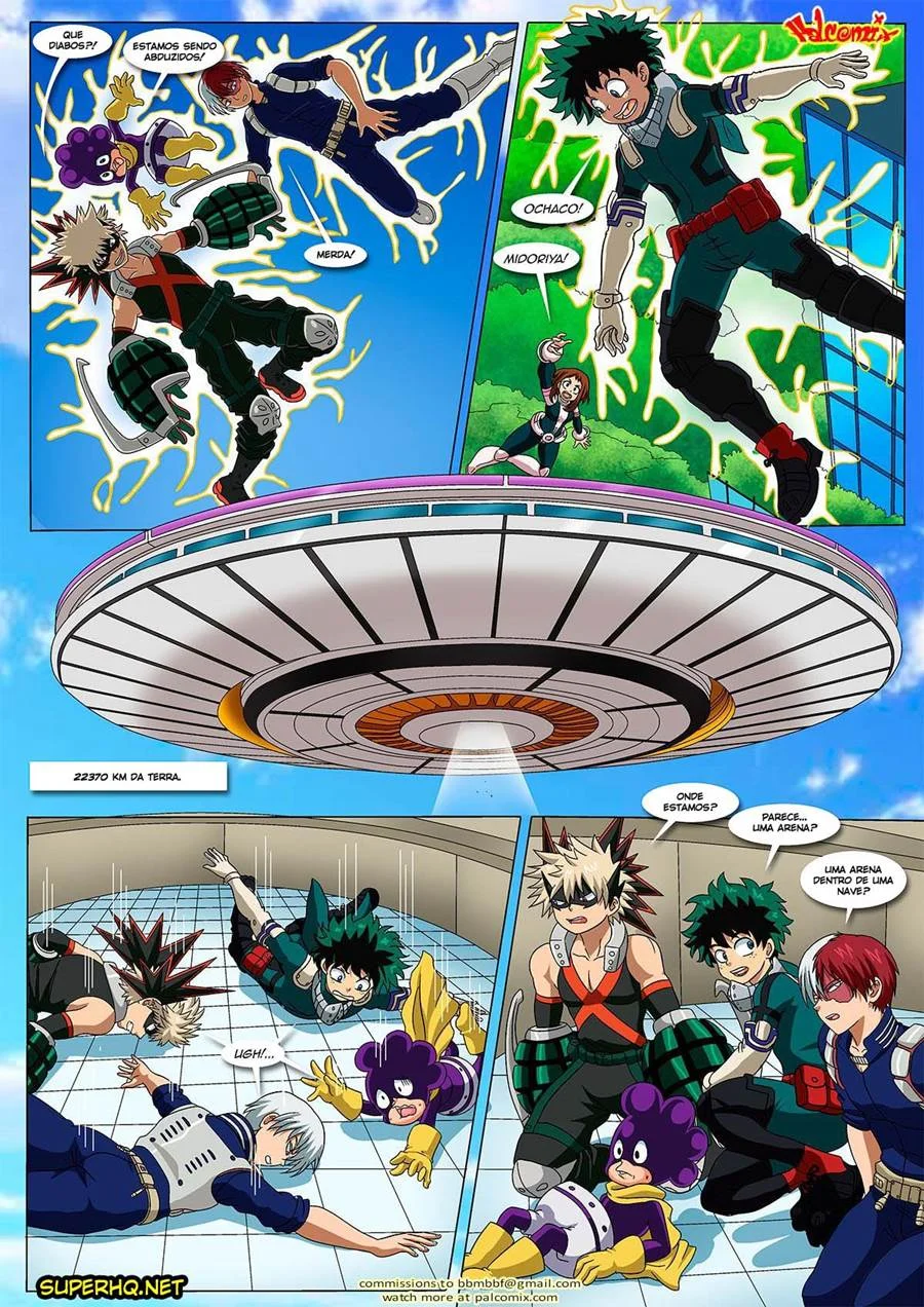Fantasias Explícitas com Heroínas de Boku no Hero - HQ Adulta Picante