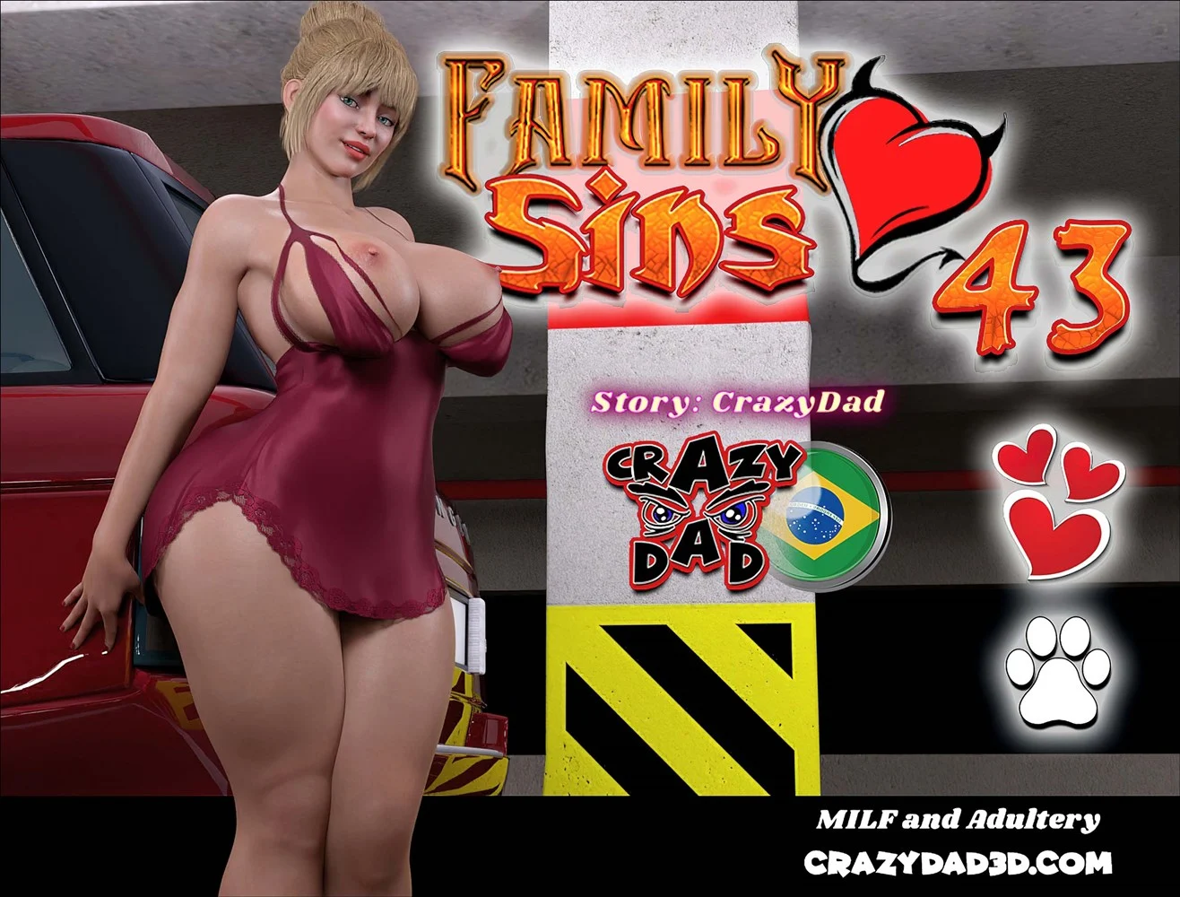 Pecados da Família 43: Gostosas Cenas de Sexo em 3D nos Quadrinhos Eróticos Pecados da Família 43: Gostosas Cenas de Sexo em 3D nos Quadrinhos Eróticos