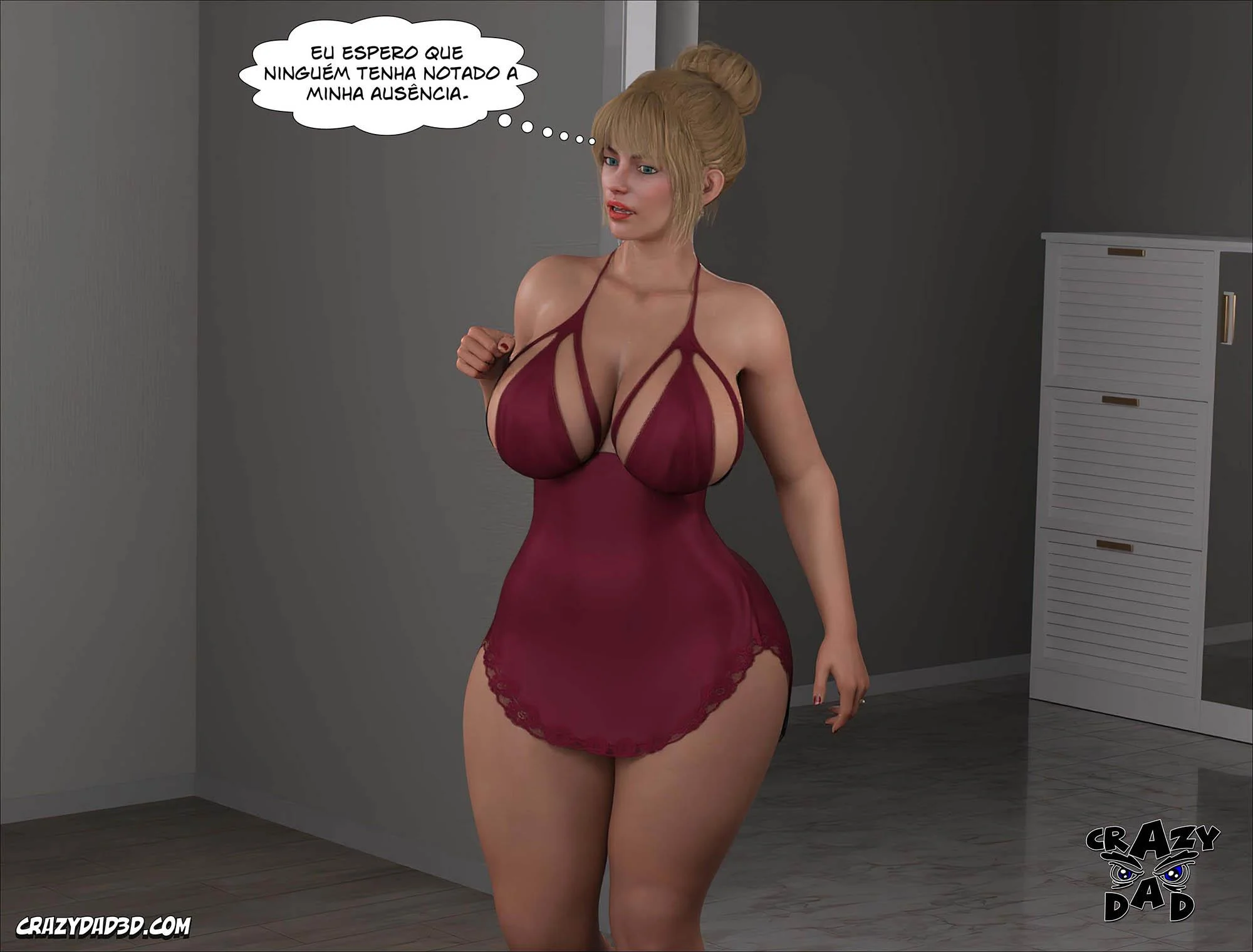 Família Proibida: Sexo Explícito em HQ 3D - Capítulo 47