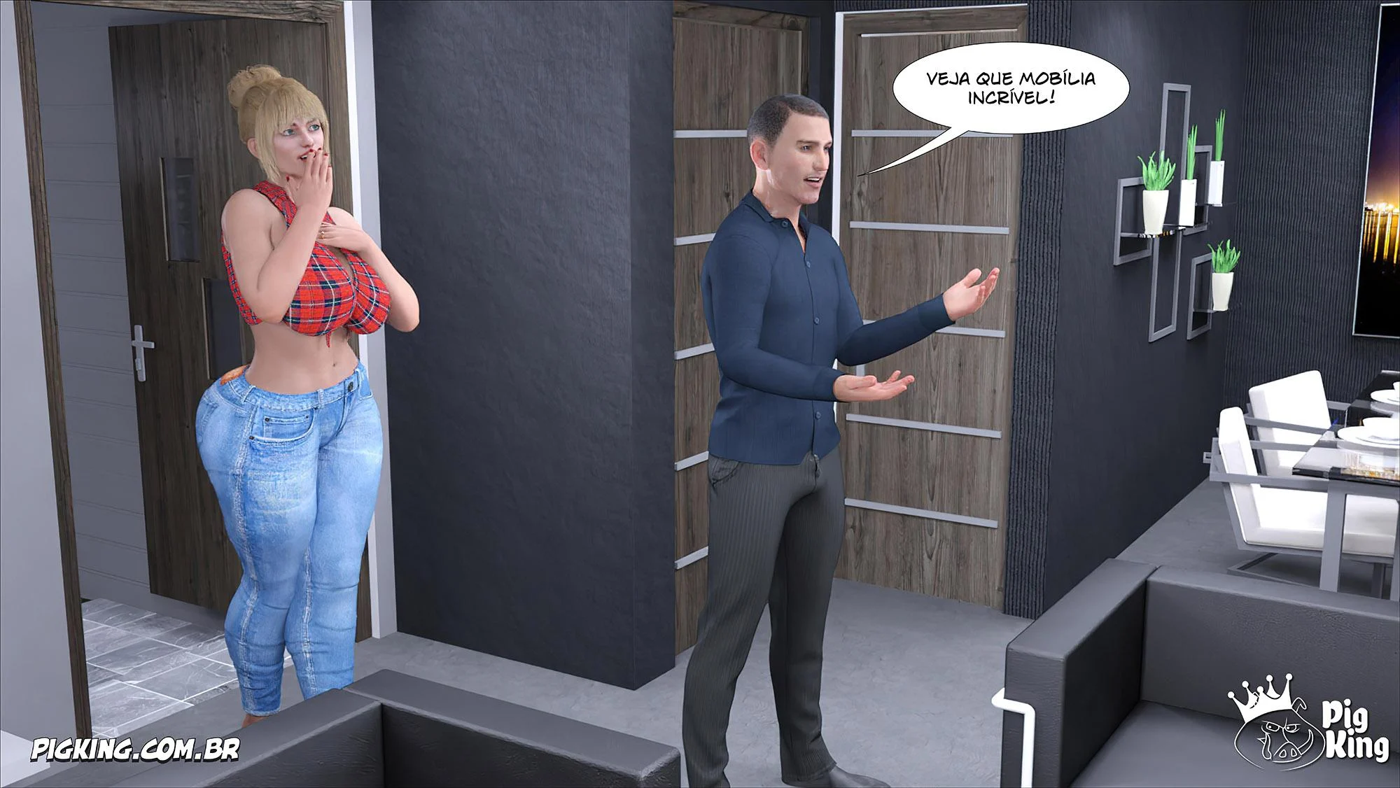 Sins da Família: Quadrinhos Eróticos com Fetiches Proibidos em 3D