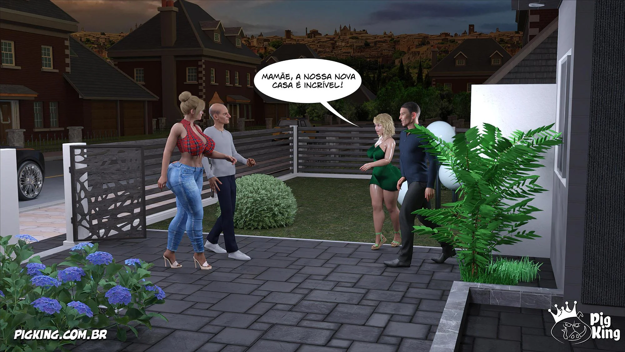 Sins da Família: Quadrinhos Eróticos com Fetiches Proibidos em 3D