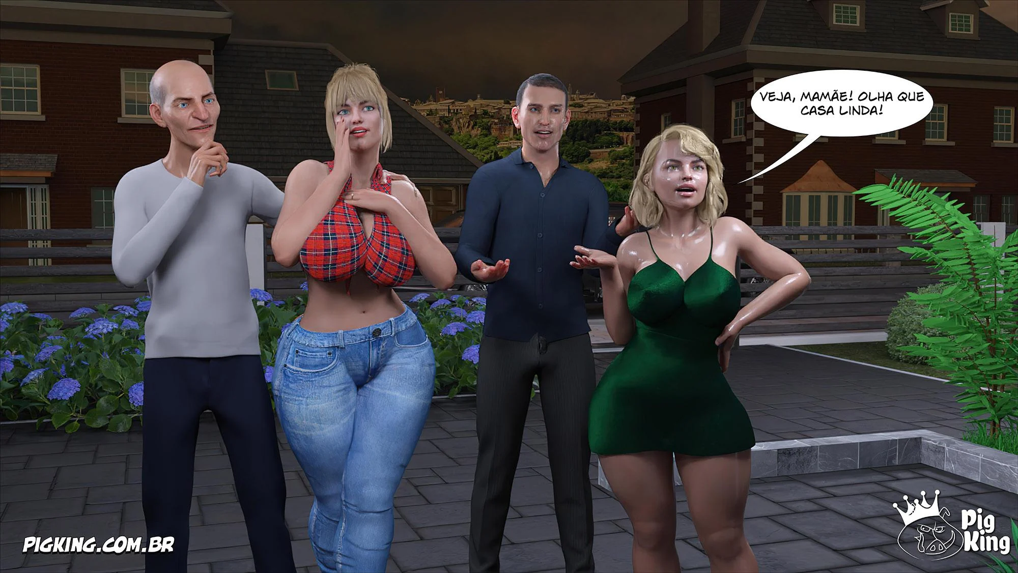 Sins da Família: Quadrinhos Eróticos com Fetiches Proibidos em 3D