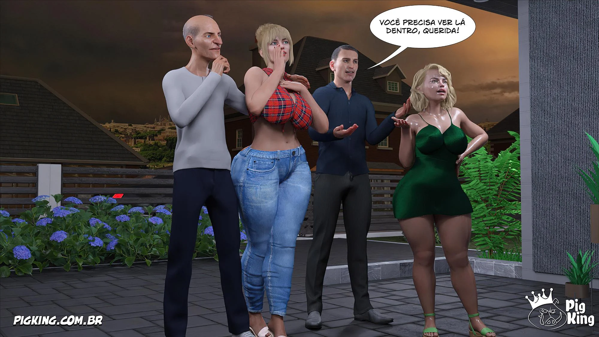 Sins da Família: Quadrinhos Eróticos com Fetiches Proibidos em 3D
