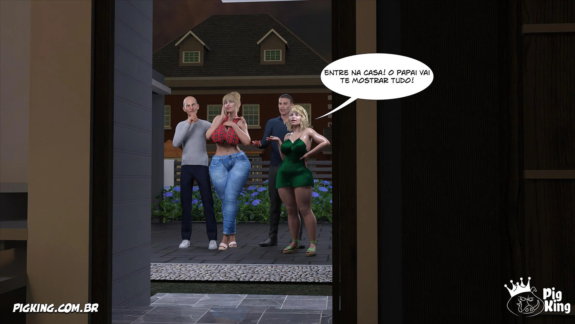 Sins da Família: Quadrinhos Eróticos com Fetiches Proibidos em 3D