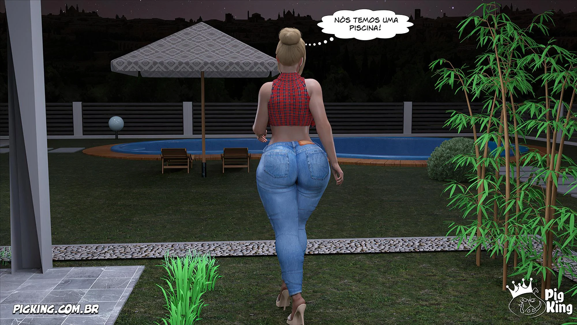 Pecado em Família: Quadrinhos Eróticos 3D Explícitos