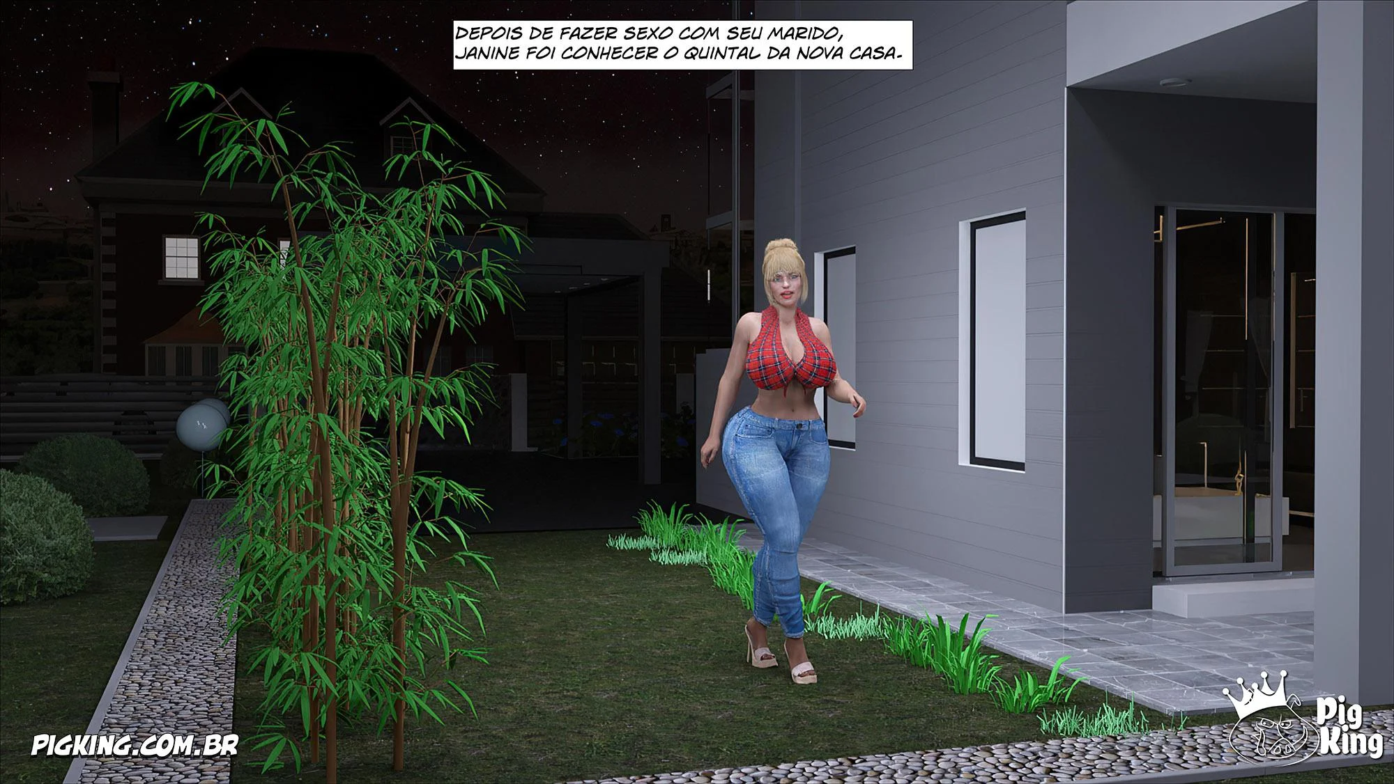 Pecado em Família: Quadrinhos Eróticos 3D Explícitos